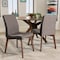 Baxton Studio Kimberly Mid-Century Modern Beige and Brown Dining Chair, PK2 134-7181 - alternate 6